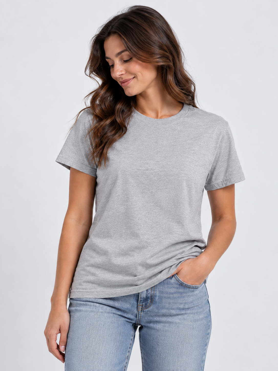 Relaxed Crew Neck T-Shirt