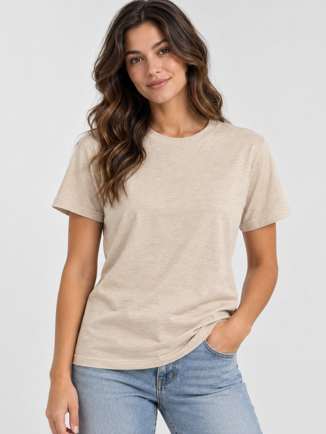 Relaxed Crew Neck T-Shirt
