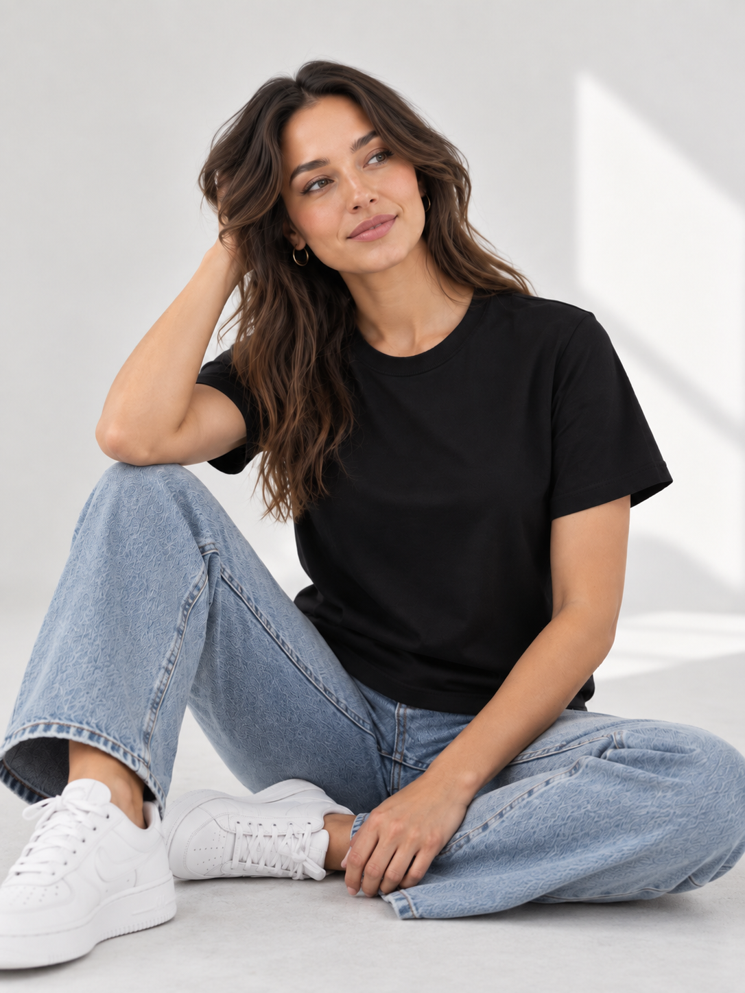 Relaxed Crew Neck T-Shirt