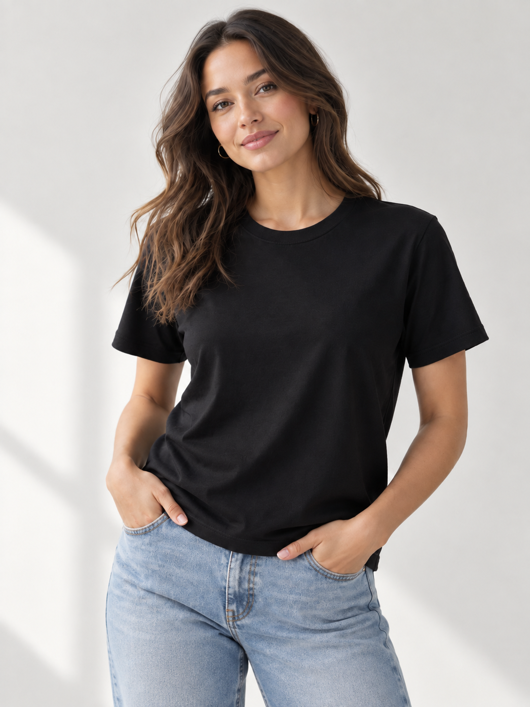 Relaxed Crew Neck T-Shirt