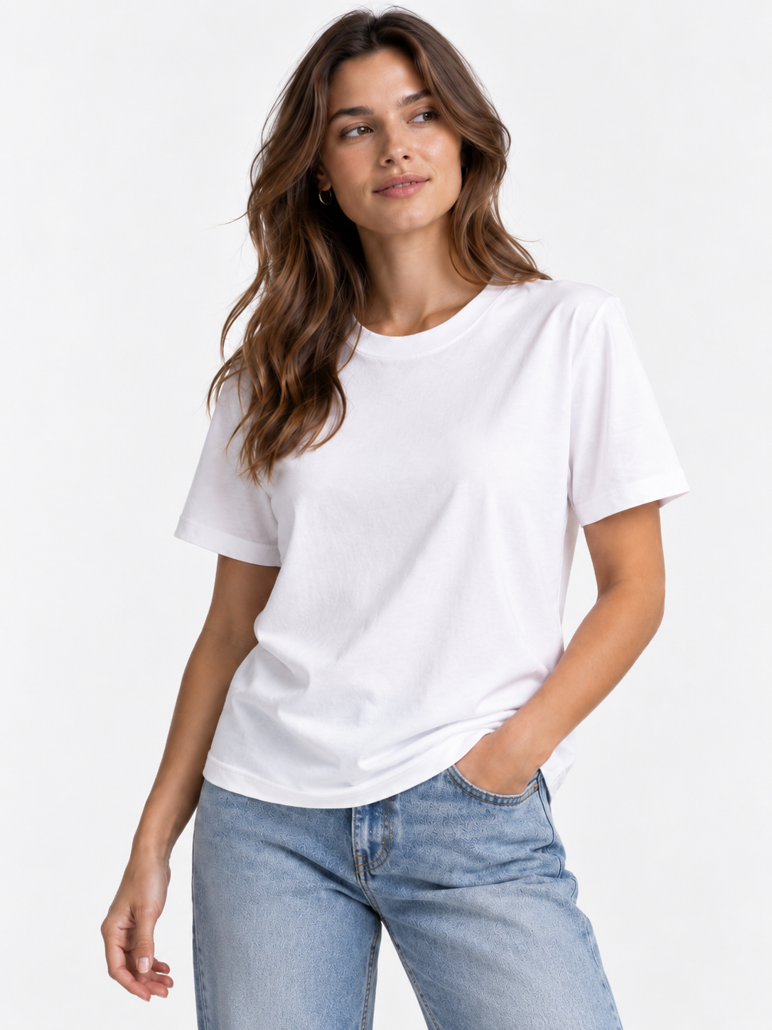 Relaxed Crew Neck T-Shirt