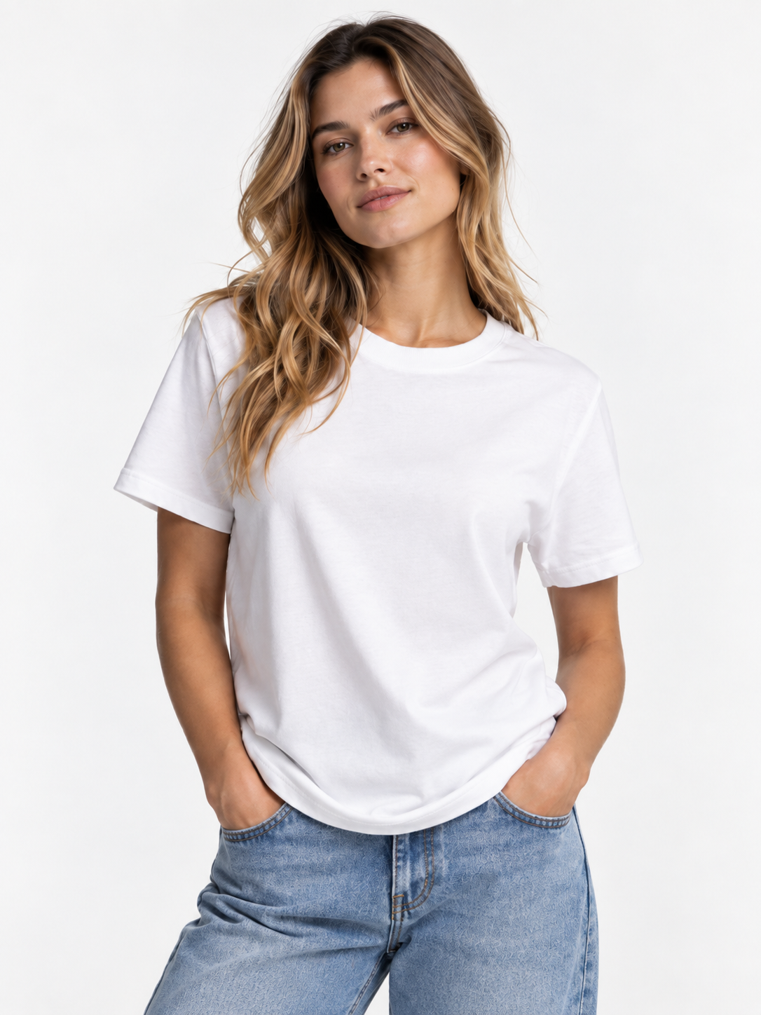 Relaxed Crew Neck T-Shirt