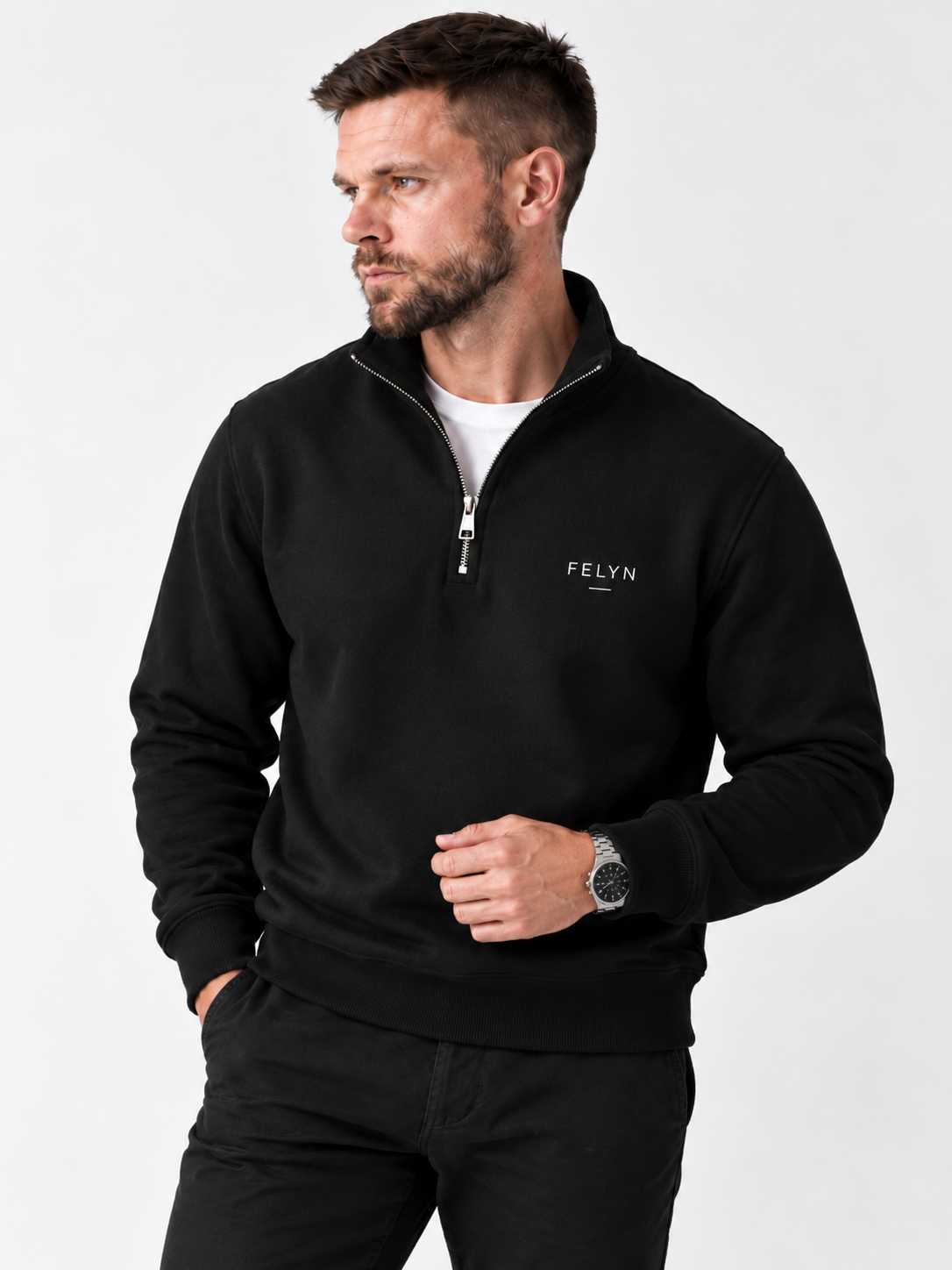 Essential Quarter-Zip Sweatshirt